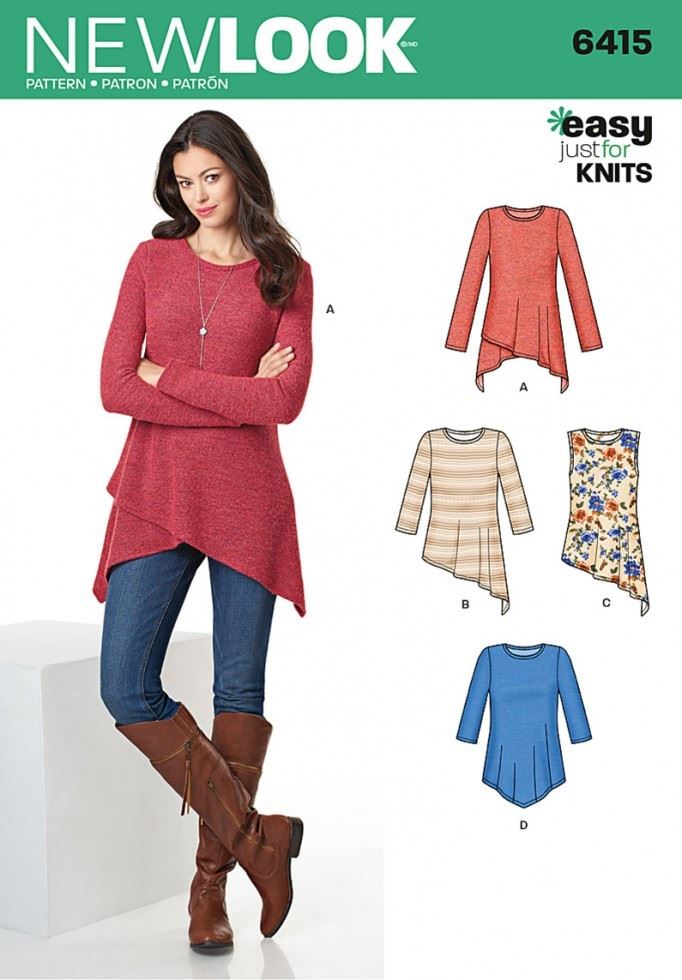 New Look Paper Sewing Pattern 6415
 