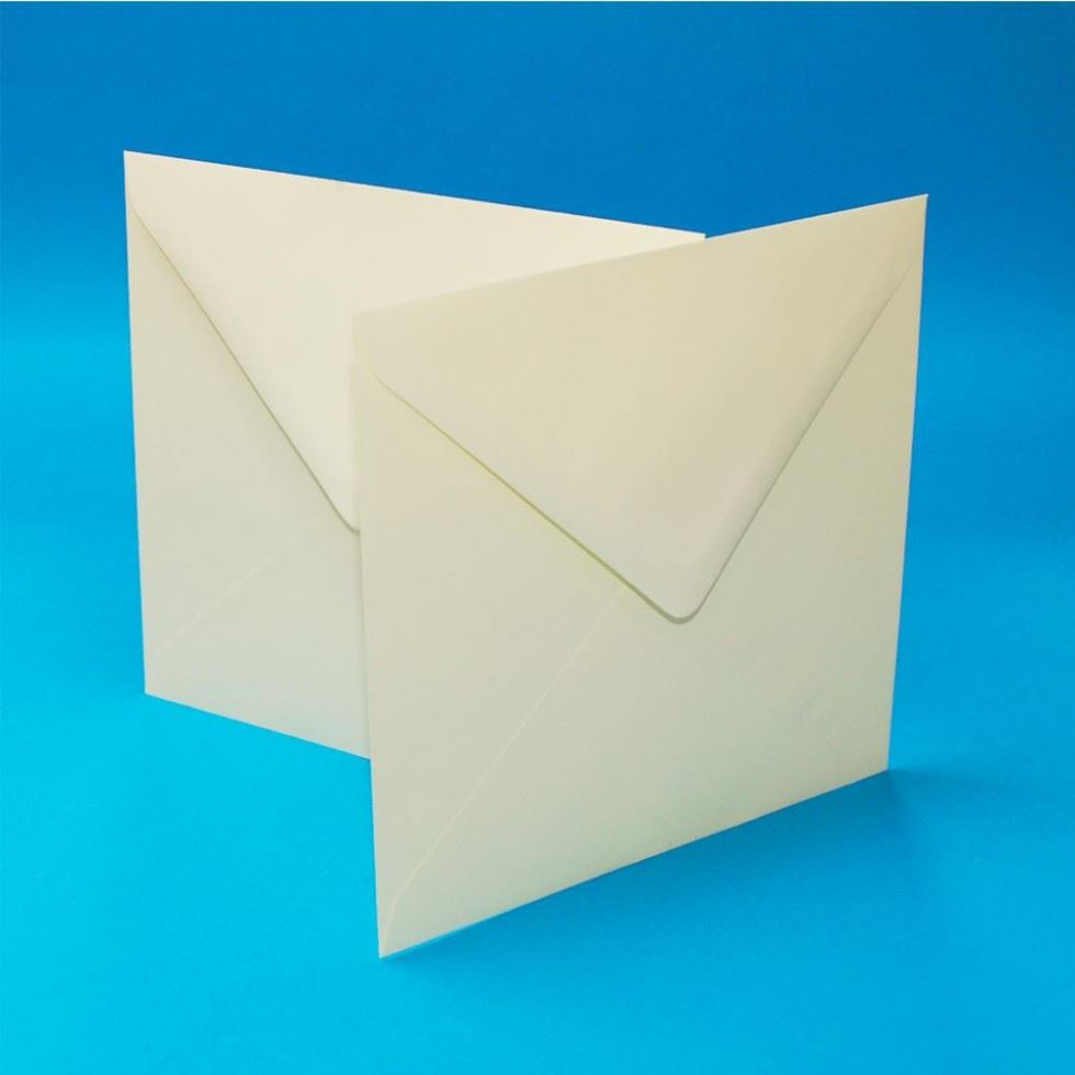 Craft Uk Limited Ivory Cream Square Blank Envelopes