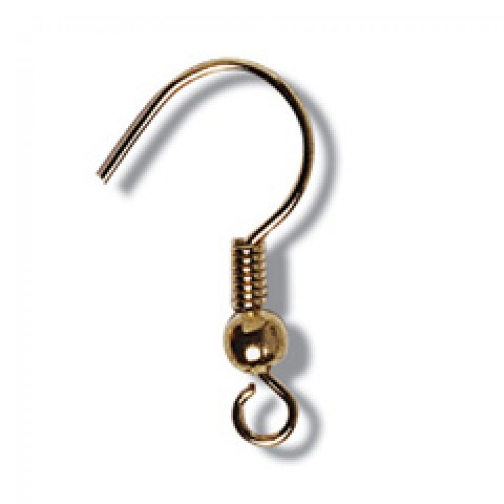 Trimits Ear Wires Findings (Value Pack of 5) Gold
 