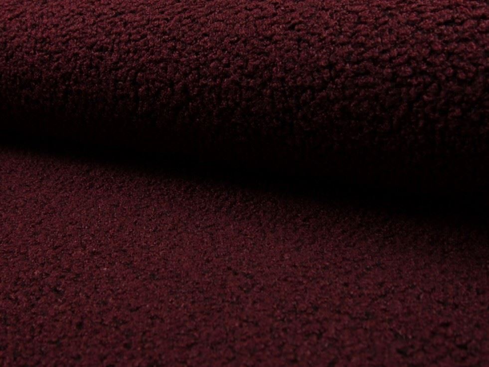 Deadstock Textured Coating Fabric Bordeaux
 