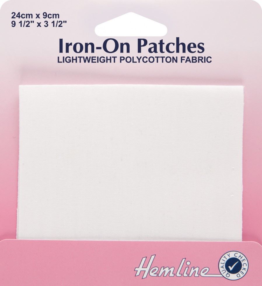 Minerva Repair Fabric White Hemline H691.w