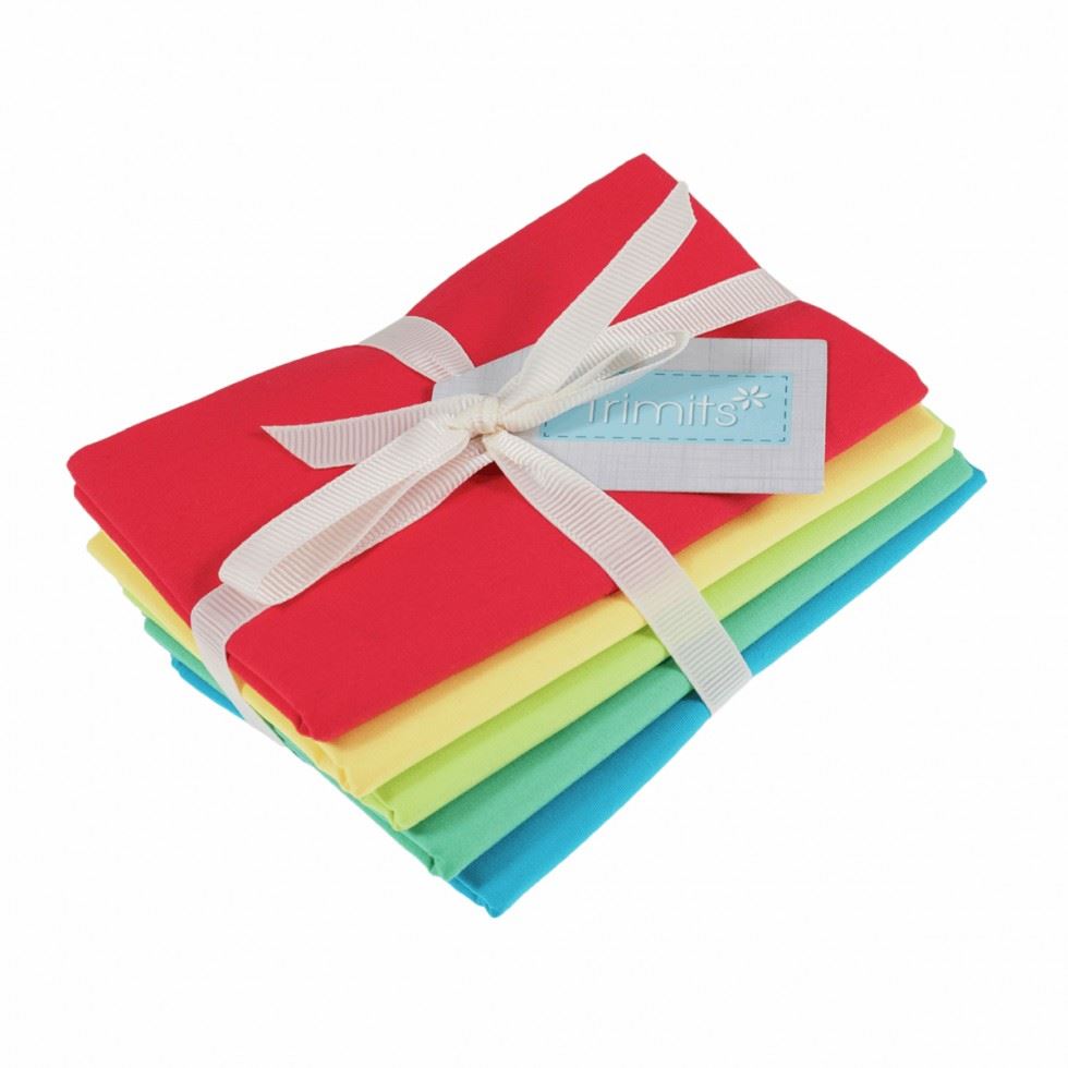 Trimits Brights Fat Quarter Fabric Pack