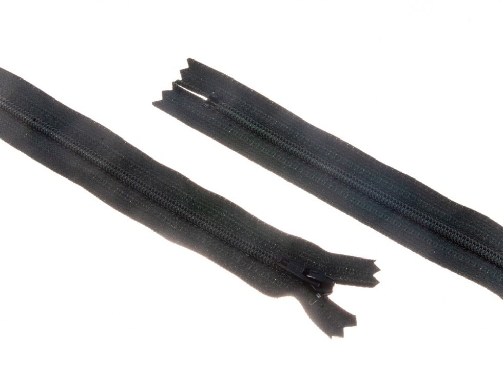 YKK Nylon Closed End Dress Zips Bottle Green