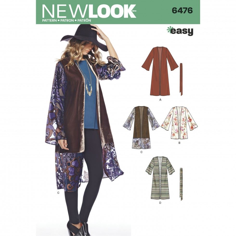 New Look Paper Sewing Pattern 6476
 