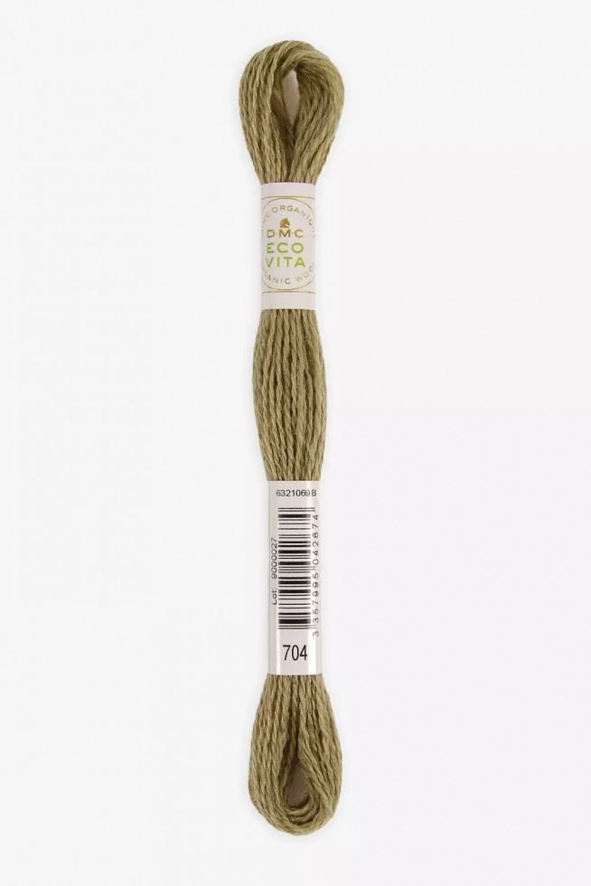 DMC Eco Vita Organic Wool Embroidery Thread 704
 