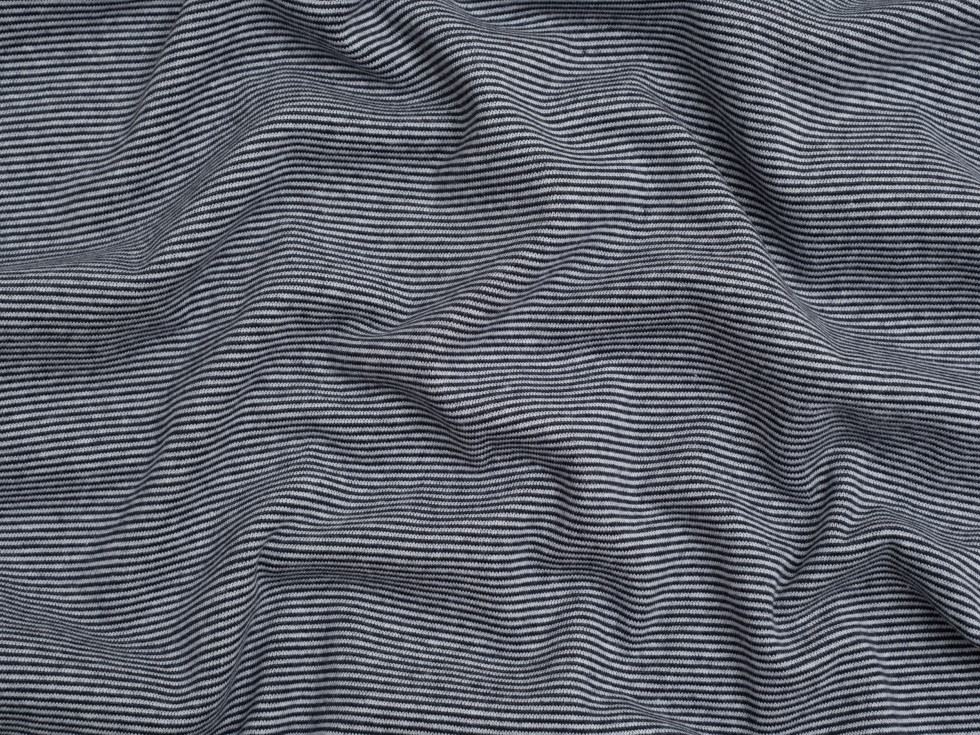 Minerva Core Range Gfrech Navy Tubular Ribbing Stretch Knit Fabric