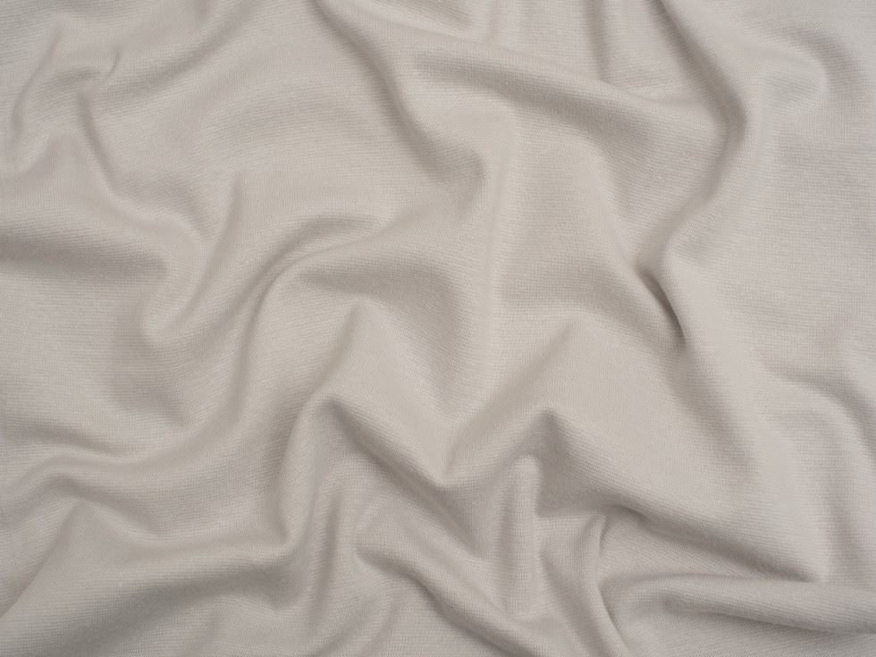 Minerva Core Range Baby Soft Tubular Ribbing Stretch Knit Fabric Light Grey