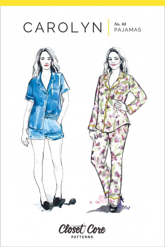 Closet Core Patterns Sewing Pattern Carolyn Pajamas
