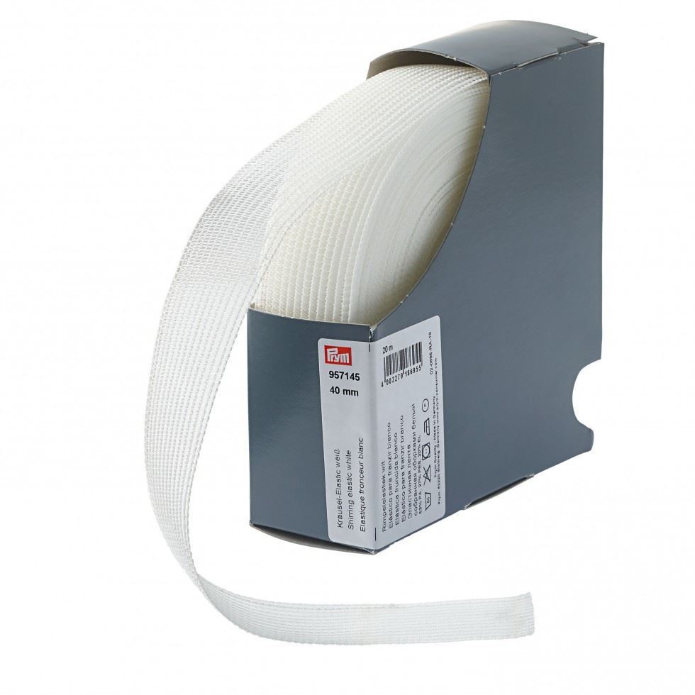 Prym White Rubber Waistband Elastic