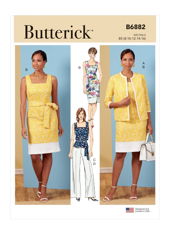 Minerva Sewing Pattern 6882 Butterick Butterick-6882-B5