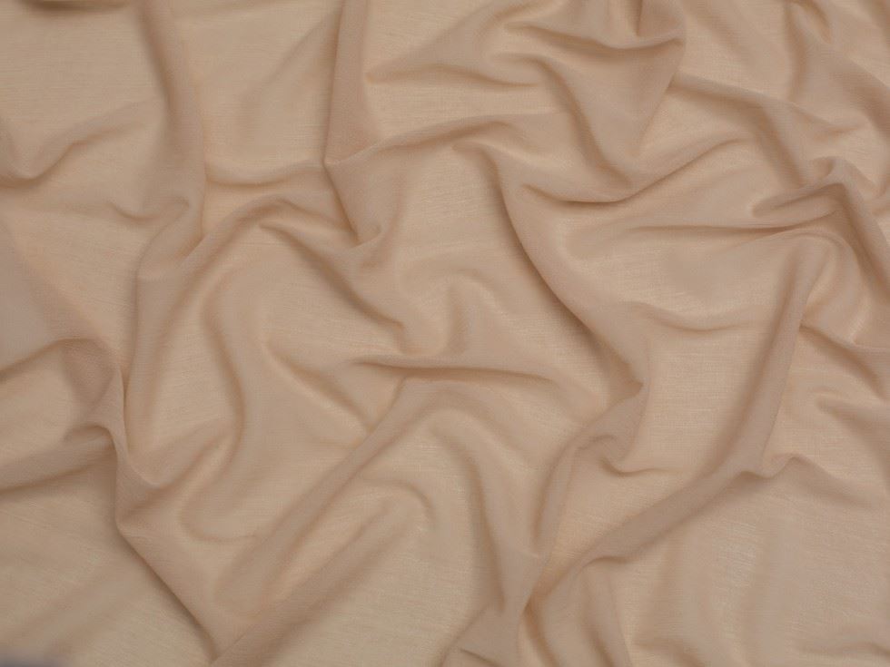 Minerva Core Range Sheer Chiffon Stretch Knit Mesh Fabric Camel
 