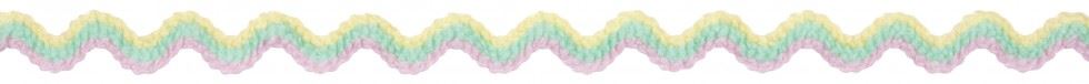 Multicoloured Ric Rac Trim