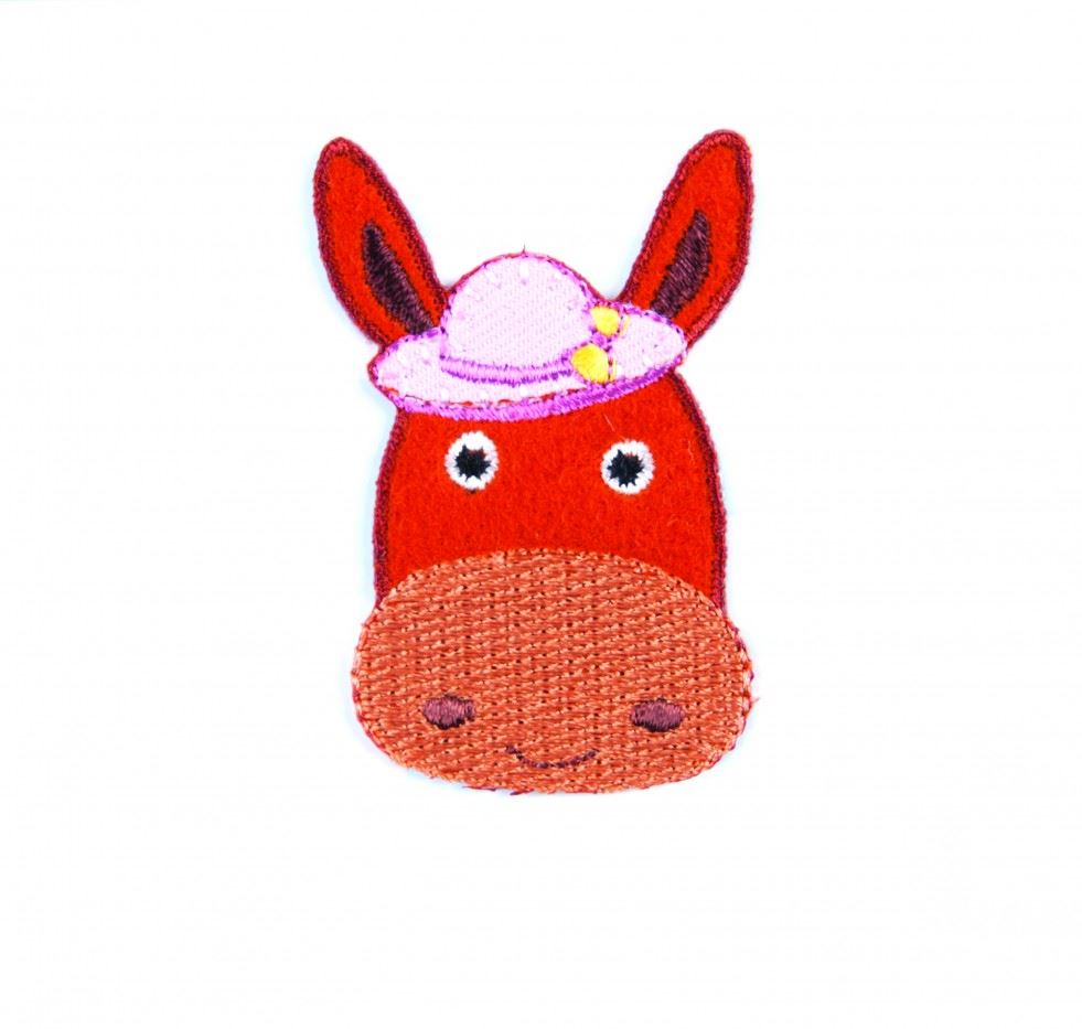 Craft Factory Pink Patch Motif Pony