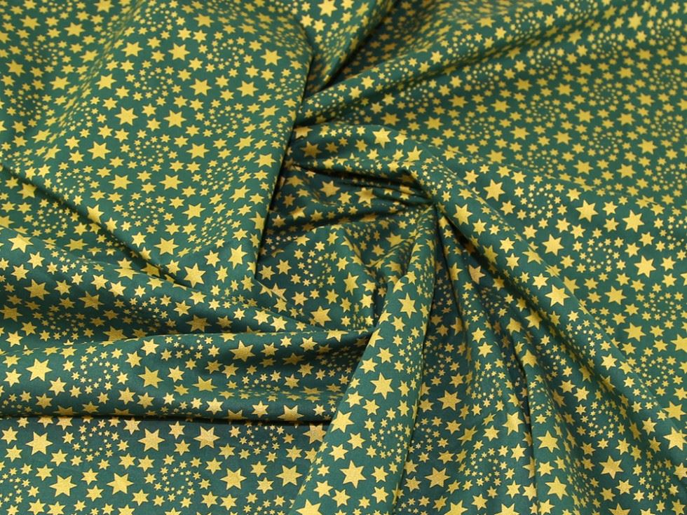 Bottle Green Deadstock 100% Cotton Fabric