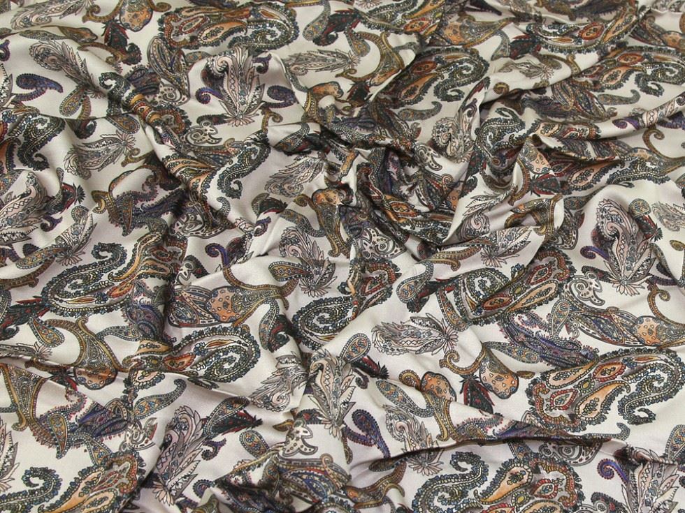 Lady Mcelroy Stone Viscose Challis Fabric