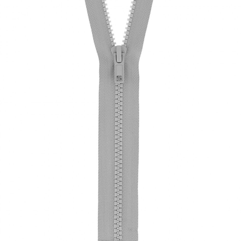 Milward Chunky Open End Zips Silver