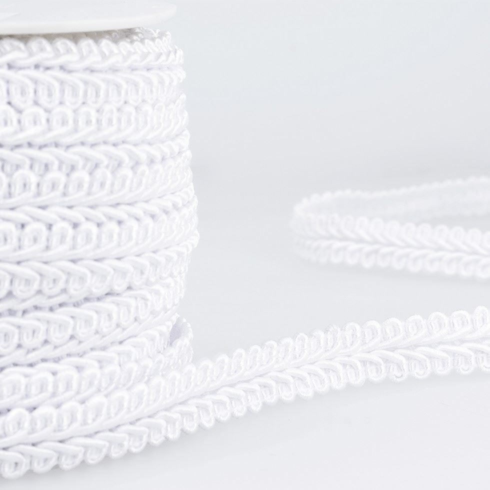 Stephanoise Gimp Braid Trim White
