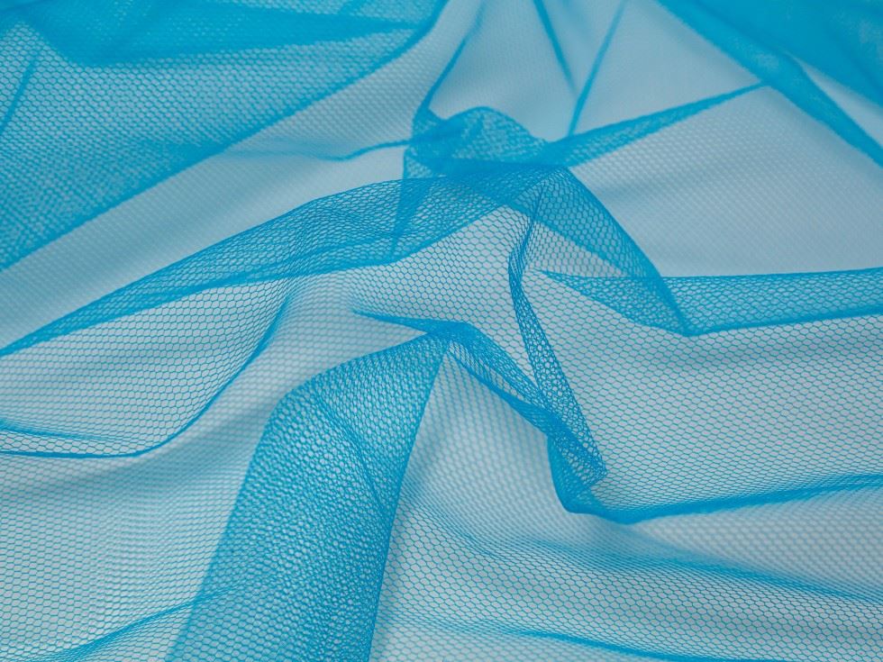 Minerva Dress Net Fabric Flo Blue Minerva Core Range F01-Flo Blue