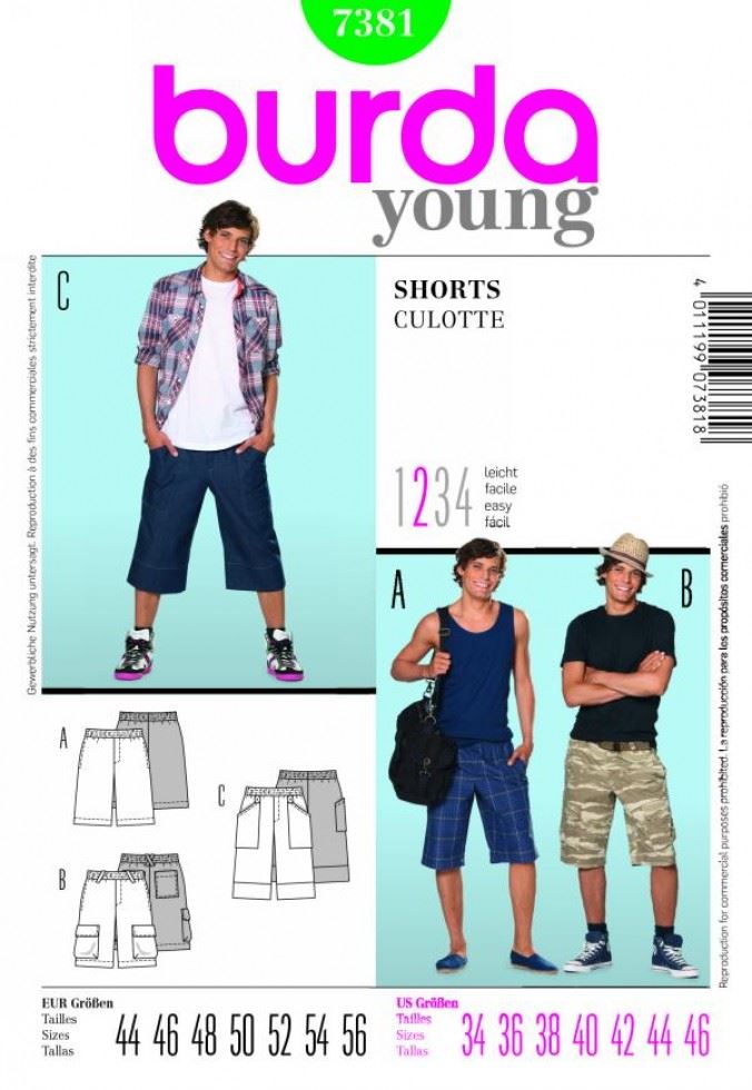 Burda Paper Sewing Pattern 7381
 