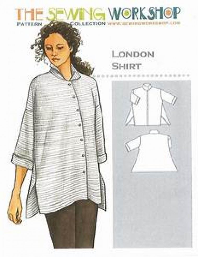 The Sewing Workshop Paper Sewing Pattern London Shirt
 