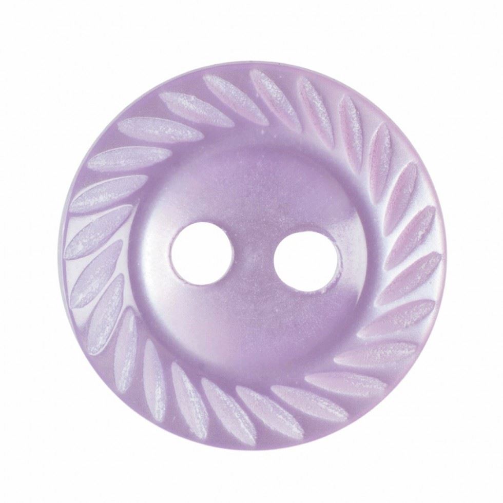 Hemline Lilac Round Shirt Buttons