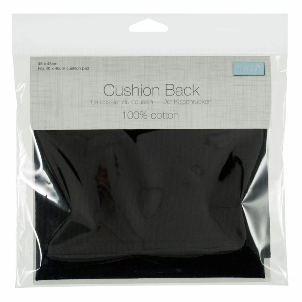 Trimits Cushion Backing Panel with Zip Black