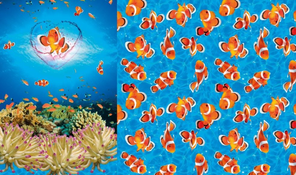 Deadstock Cotton Jersey Stretch Knit Fabric Panel Multicoloured-image