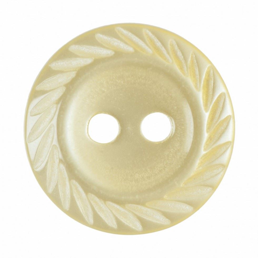 Hemline Yellow Round Shirt Buttons