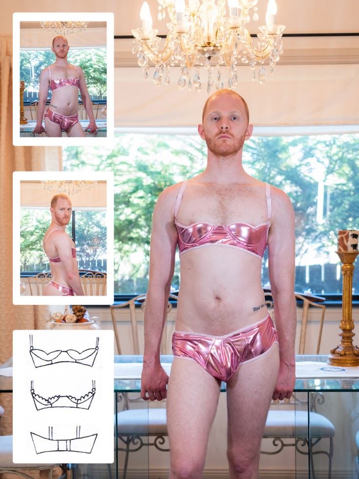 Booby Traps Paper Sewing Pattern Utopia Cupless Bra
 