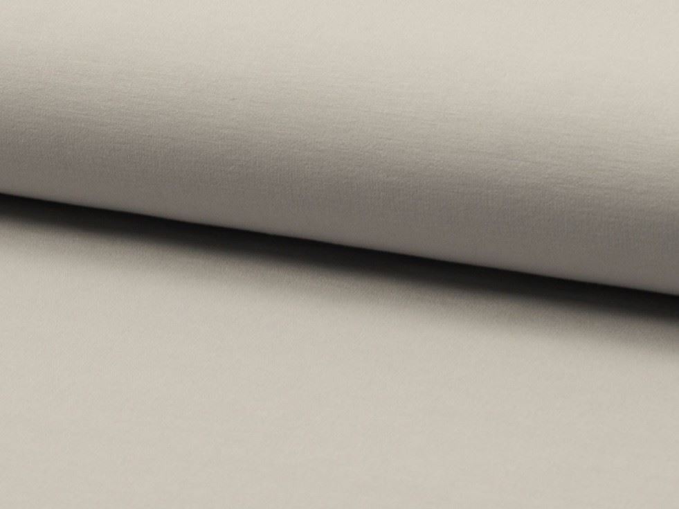 Deadstock Stretch Woven Viscose Bengaline Fabric Light Silver
 