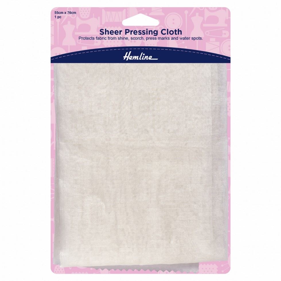 Image of Hemline Silk Organza Sheer Pressing Cloth
