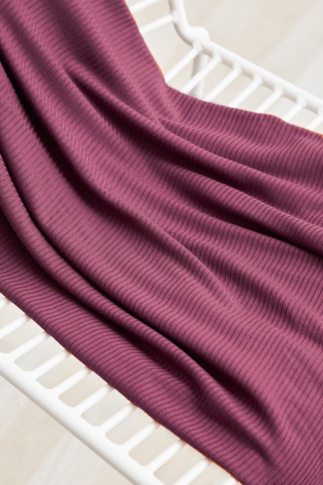 Meet MILK Derby Tencel Modal Rib Stretch Knit Fabric 130cm/52" Wide - per metre - Picture 33 of 38