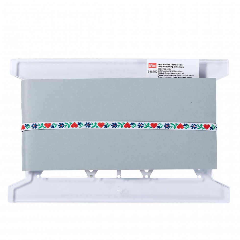 Prym White Woven Jacquard Trim