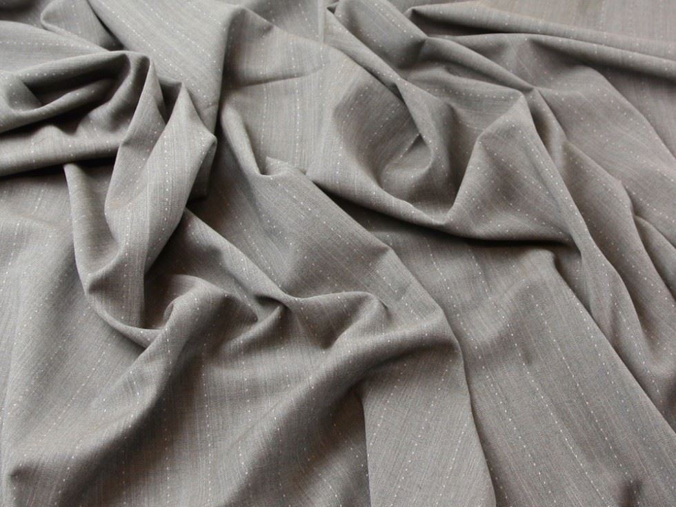 Stretch Woven Suiting Fabric Brown & Pink
 