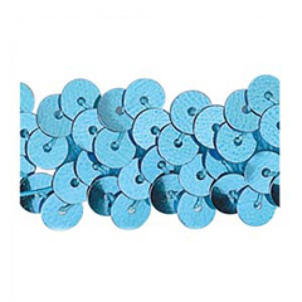 Trimits Ice Blue Stretch Sequins Trim