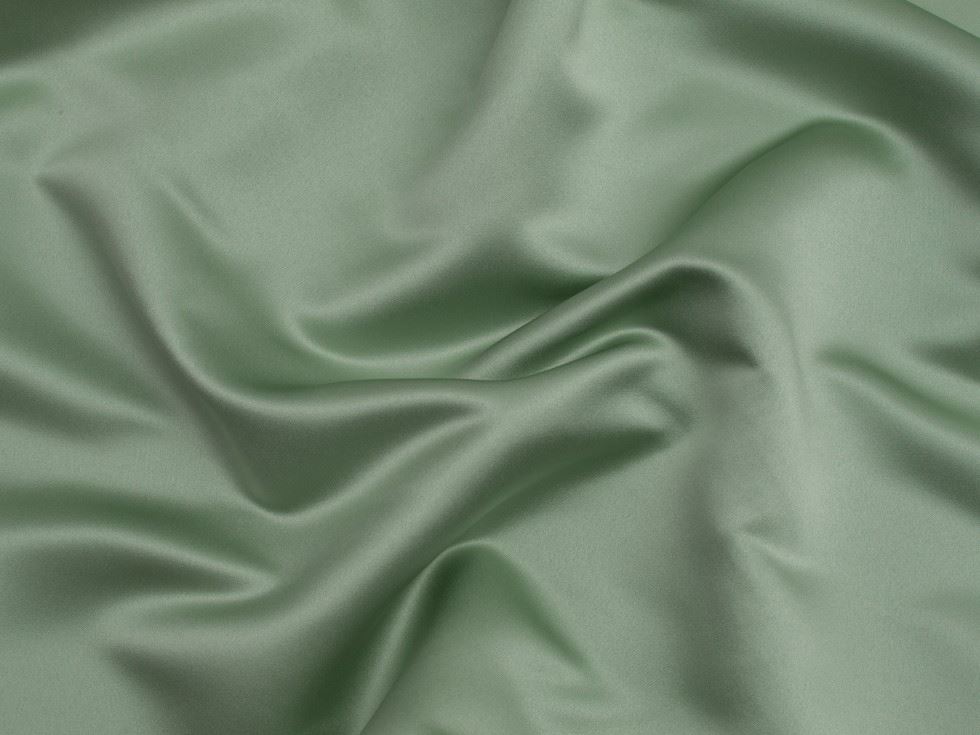 Minerva Core Range Sage Green Classique Duchess Satin Fabric