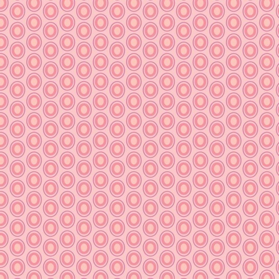 Art Gallery Fabrics Oval Elements 100% Cotton Poplin Fabric Parfait Pink