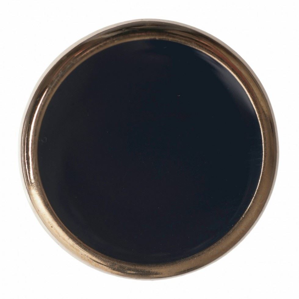 Hemline Navy Round Shank Buttons