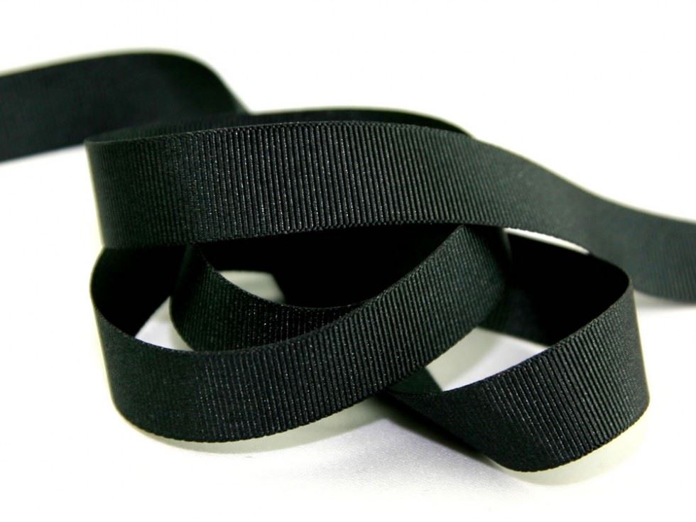 Berisfords 9720 Smoke Grey Grosgrain Ribbon