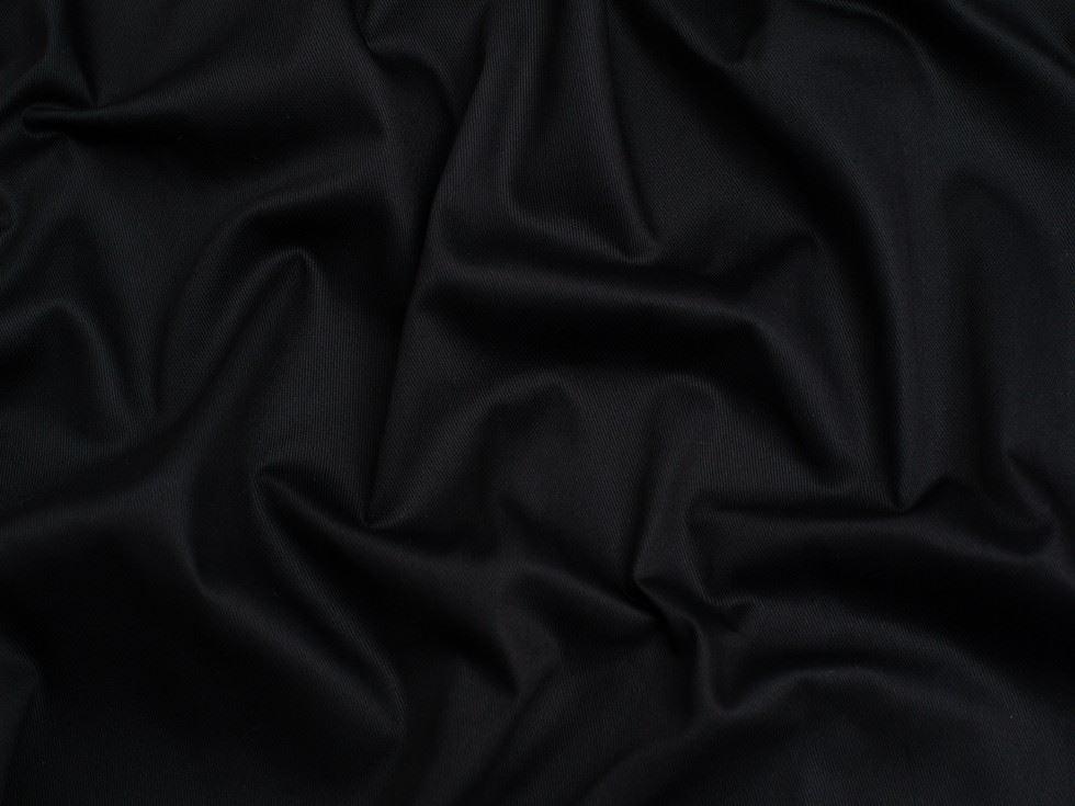 Minerva Core Range Polyester Cotton Drill Fabric Black
 
