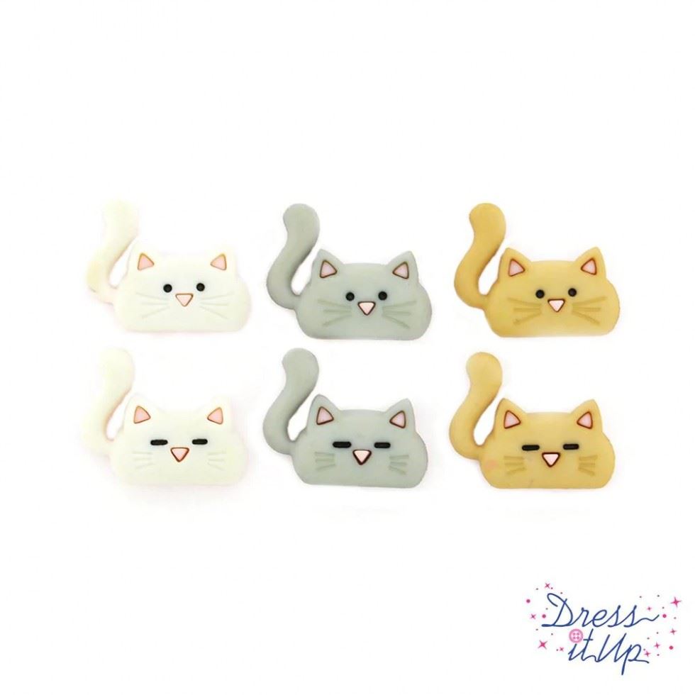 Dress It Up The Coolest Cats Buttons
 