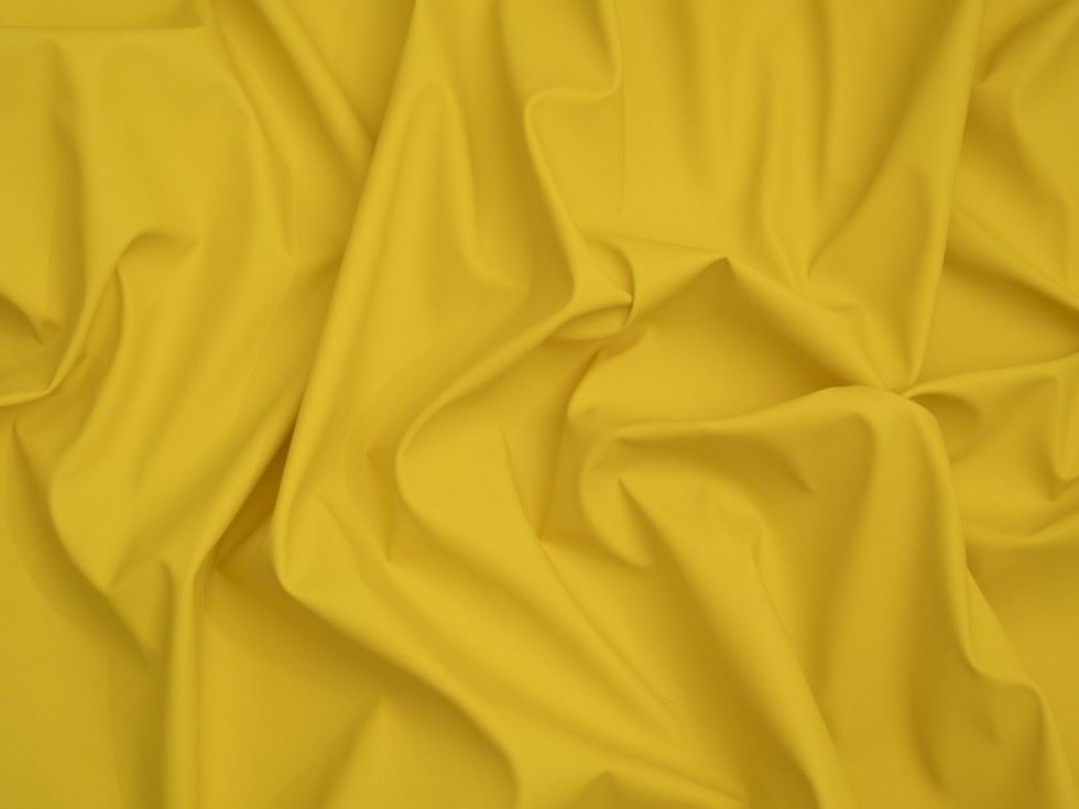 Minerva Core Range Waterproof Rubber PVC Vinyl Fabric Yellow
 