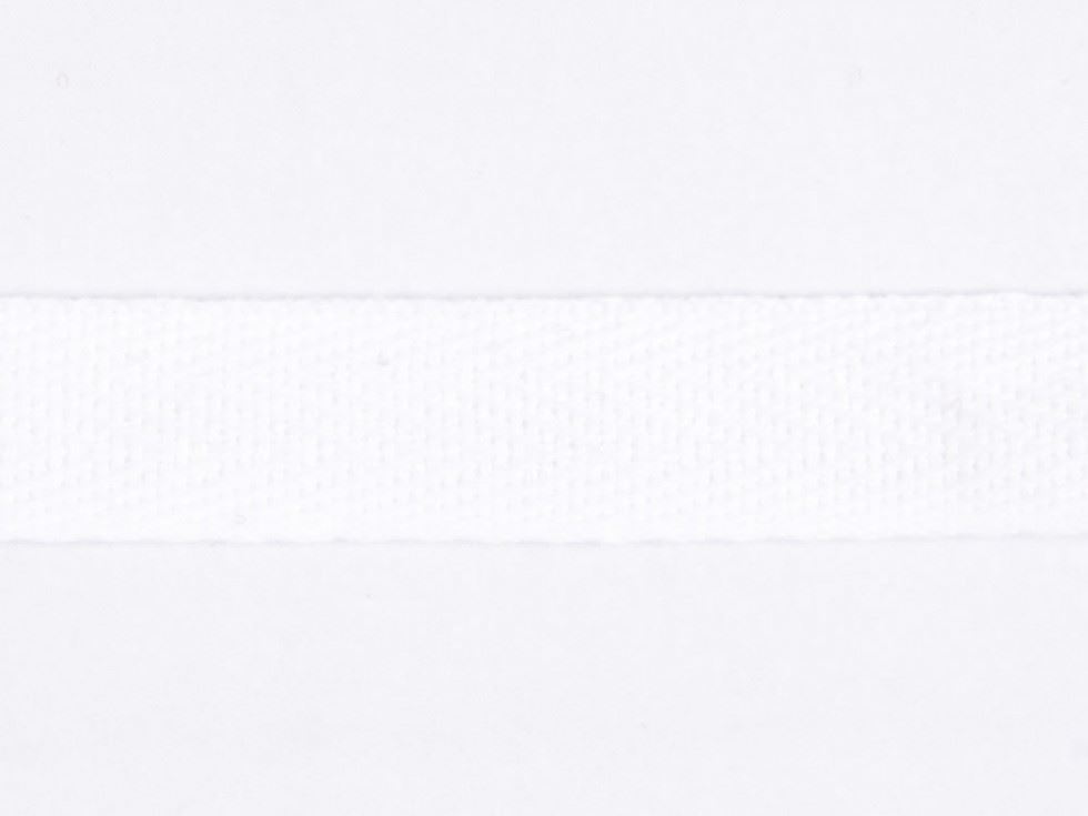 Essential Trimmings White Herringbone Webbing Tape (Value Roll)
