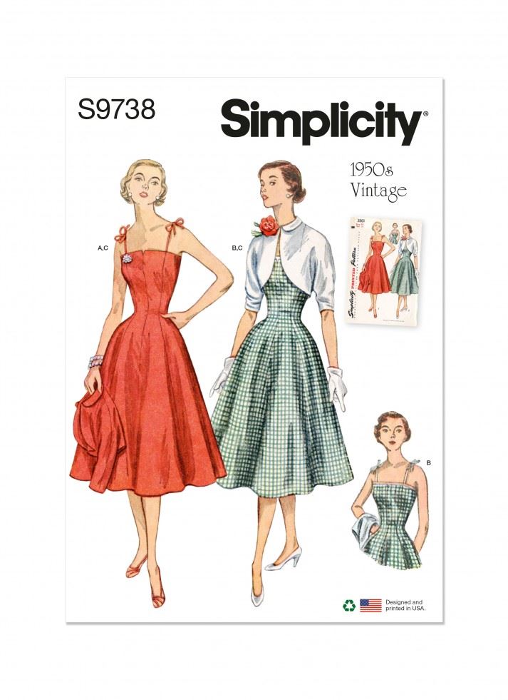 Simplicity Paper Sewing Pattern 9738
 