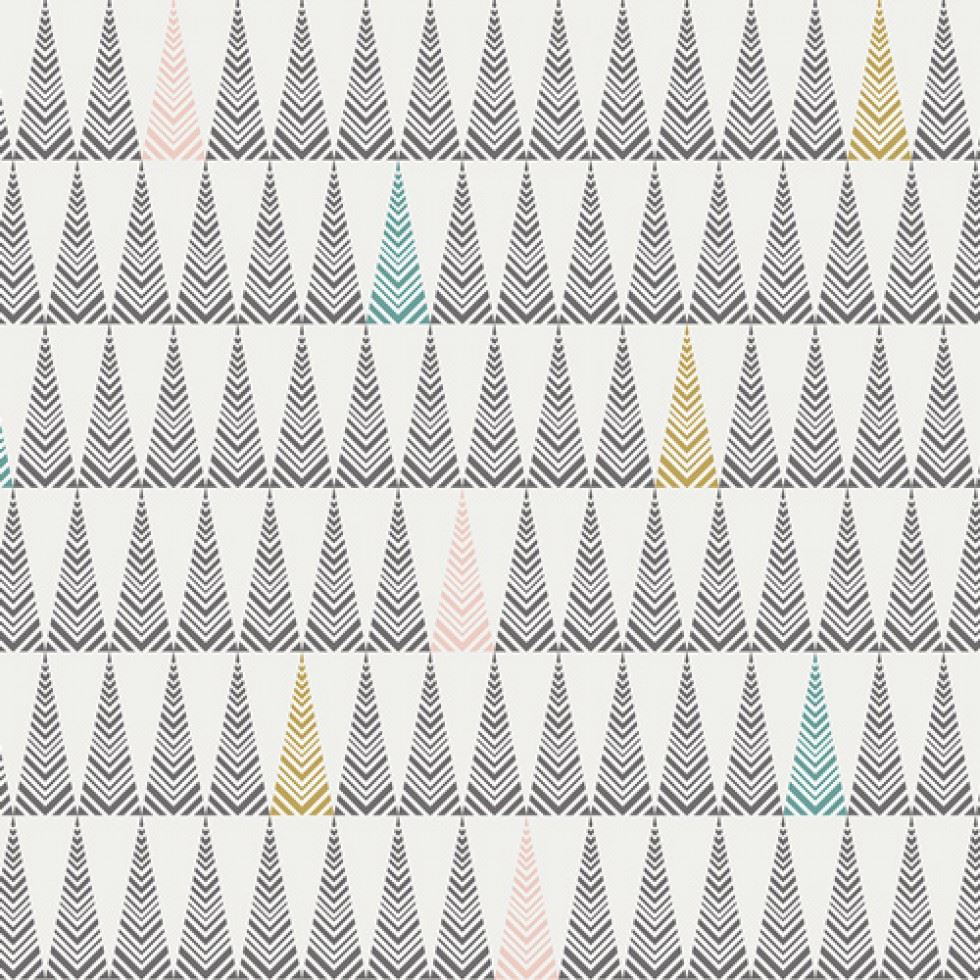 Art Gallery Fabrics Little Town 100% Cotton Poplin Fabric Tree Farm Lit