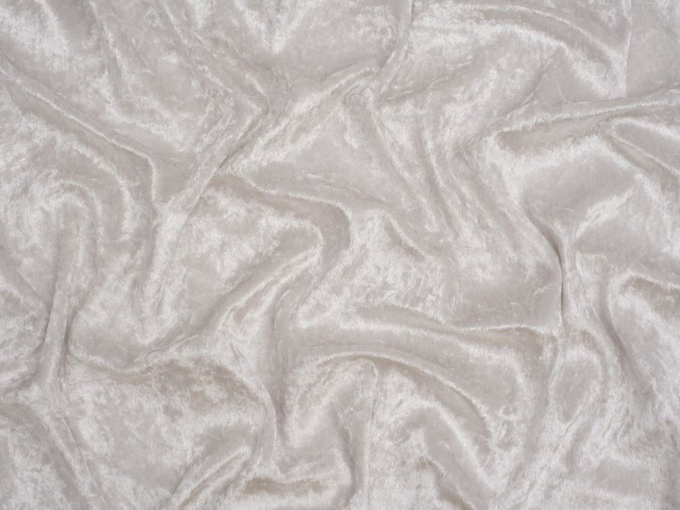 Minerva Core Range Silver Crush Velvet Stretch Knit Fabric