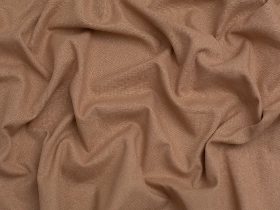 Minerva Core Range Soft Viscose Linen Blend Fabric Beige
 