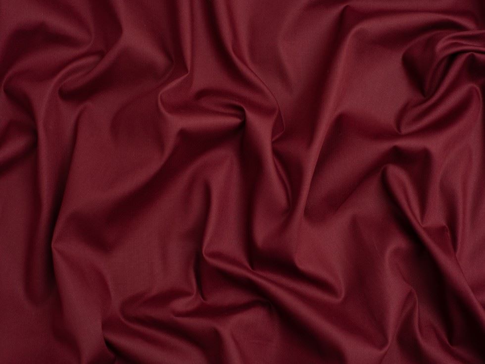 Minerva Core Range Medium 100% Cotton Poplin Fabric Bordeaux
 
