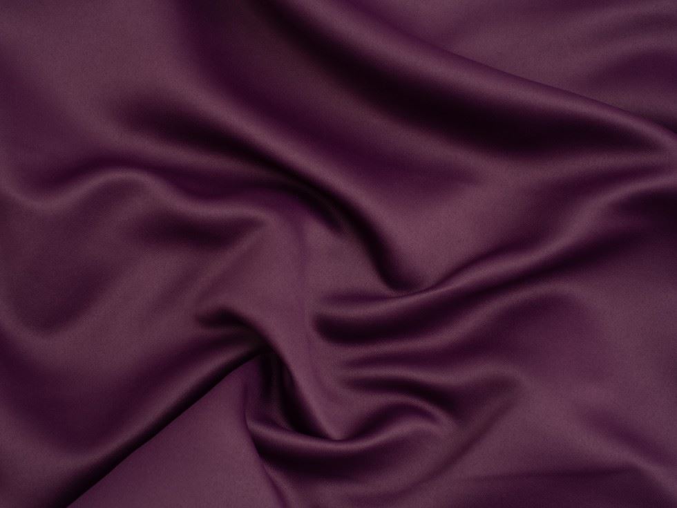 Minerva Core Range Aubergine Polyester Blackout Lining Fabric