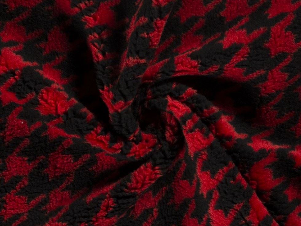 Sherpa Fleece Fur Fabric Rust
 